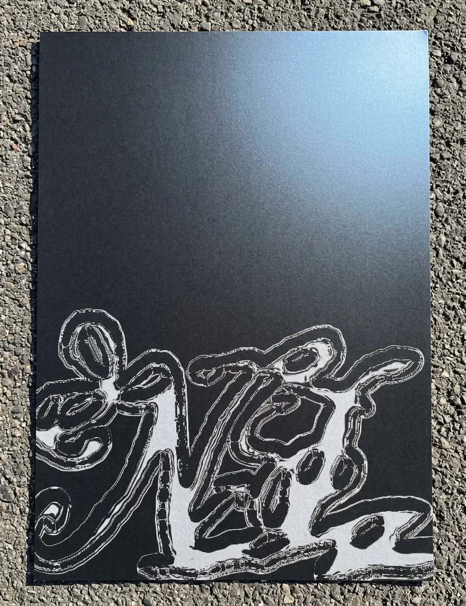 Poster on Asphalt